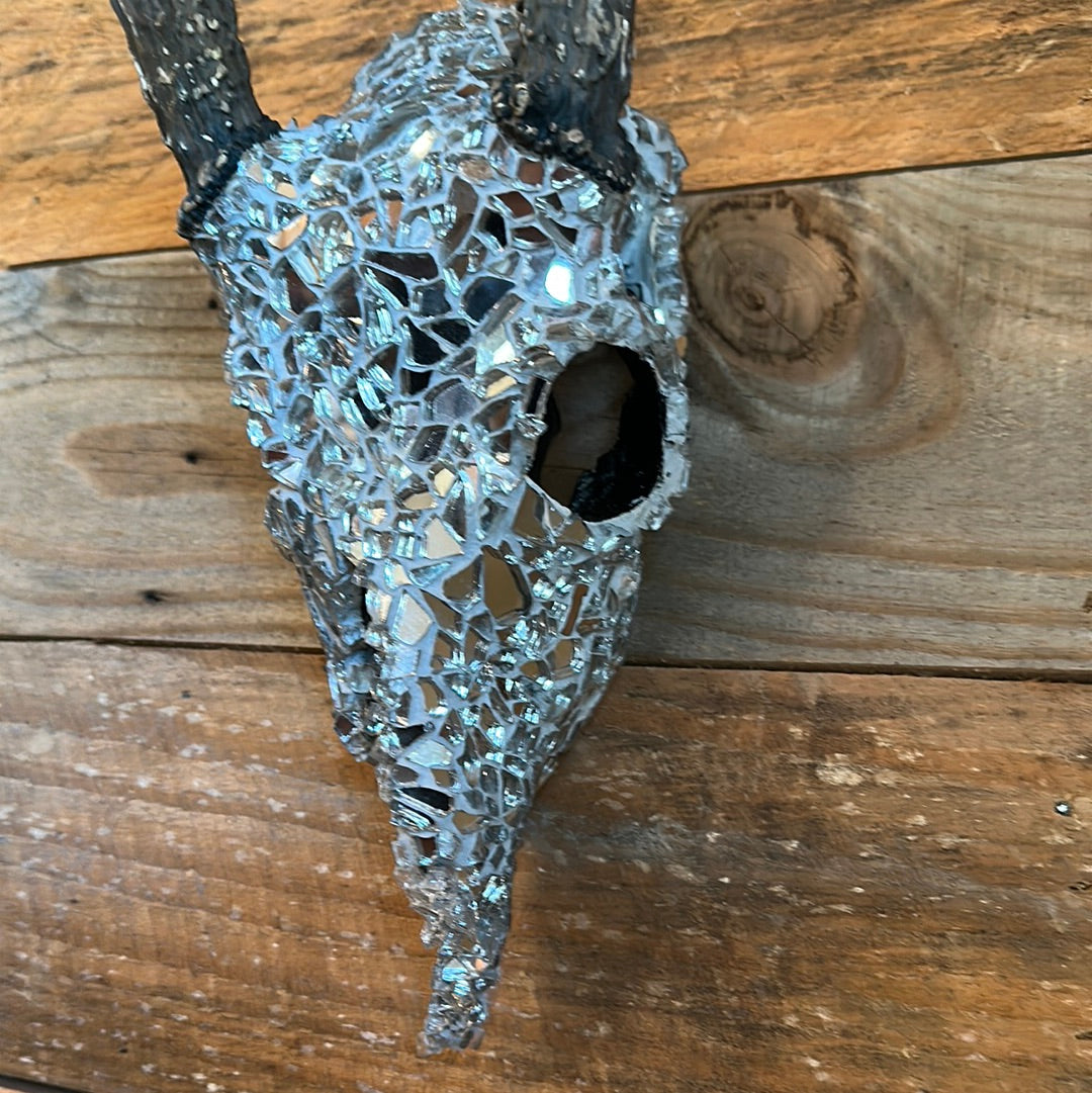 “Into the night” White Tail Skull Art