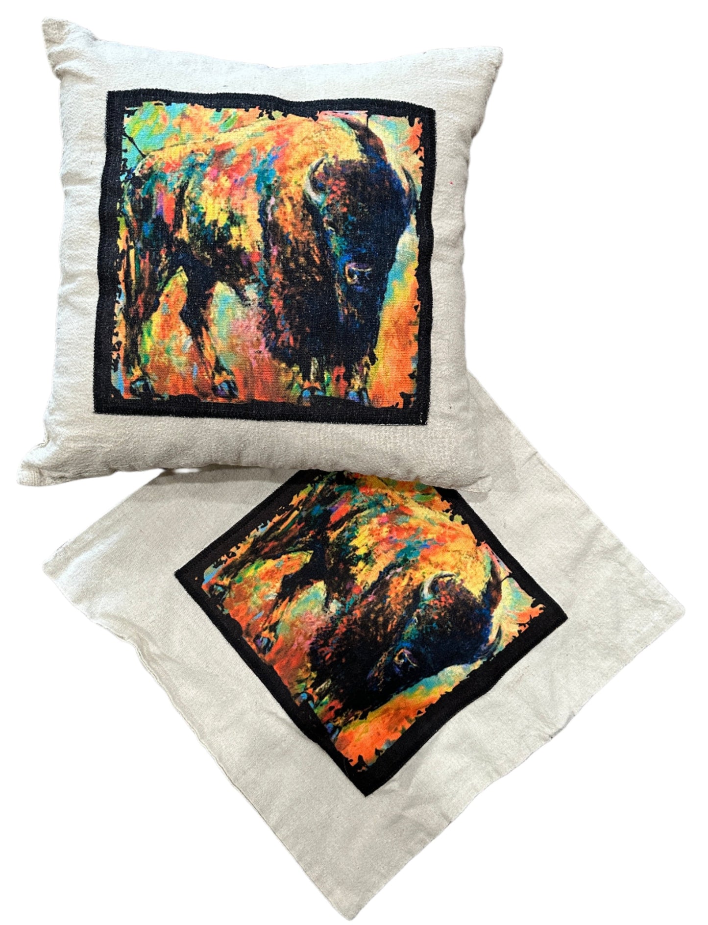 Decorative Buffalo Pillow