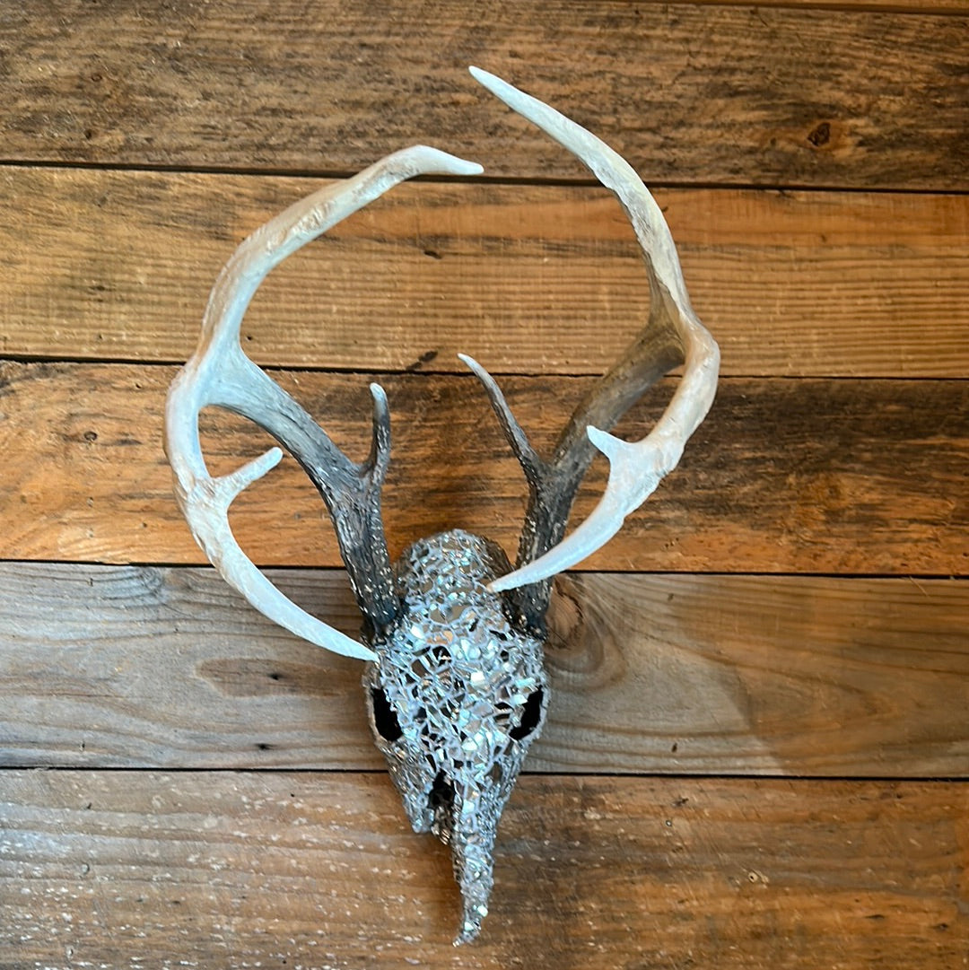 “Into the night” White Tail Skull Art