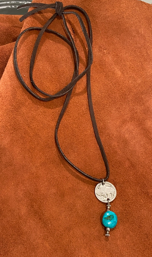 Indian head nickle necklace