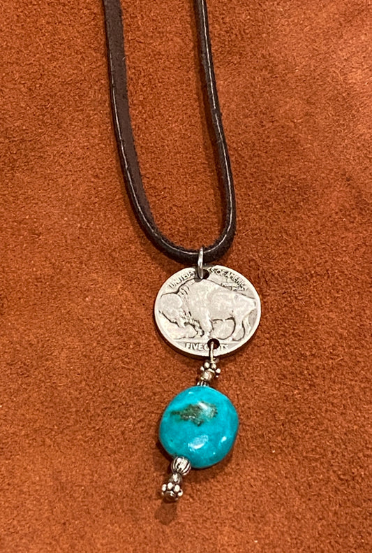 Indian head nickle necklace